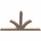 Ekena Millwork Richland Smooth Timber Gable Bracket, Douglas Fir, 84"W x 53"H x 3 1/2"D x 5 1/2"F, 15/12 Pitch GBW084X53X0406RIC00SDF - alternate 3